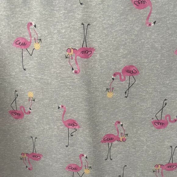 Sweet Treasures Flamingo Print Cozy Women's Pajama Sz M 8-10 - Picture 3 of 9